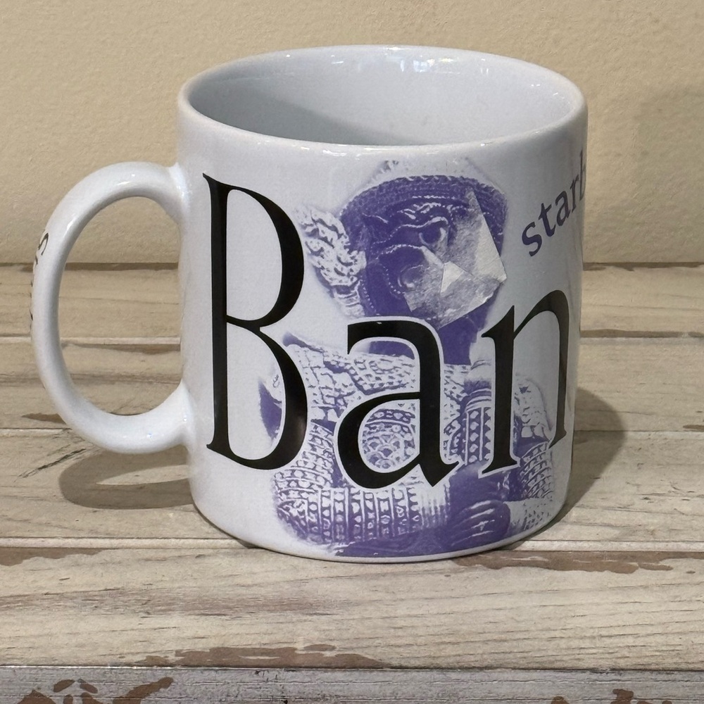 Starbucks Bangkok City Coffee Mug with Handle Collector Series by Jan Belson